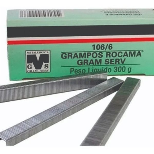 Grampo 106/6 Galvanizado