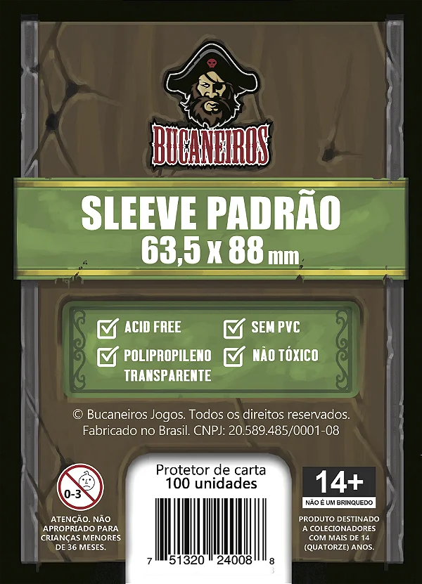 Sleeve PADRÃO (63,5 x 88)