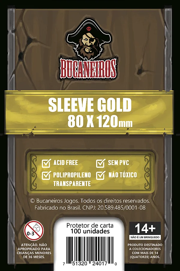Sleeve GOLD (80 x 120)