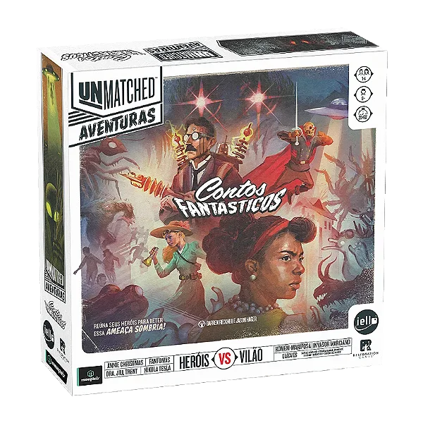 Unmatched Aventuras: Contos Fantásticos + Cartas Foil