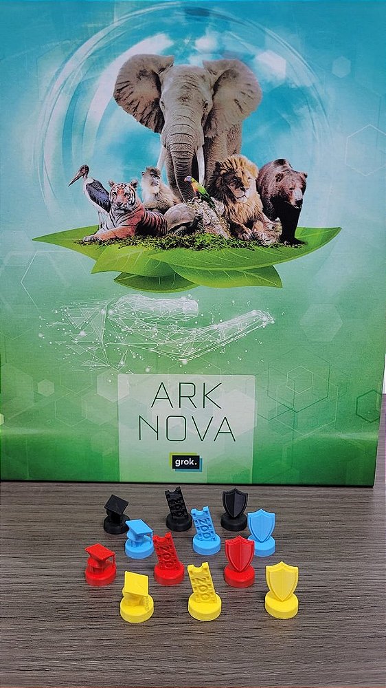 Ark Nova Kit 3D Universidade Conservação e Atratividade
