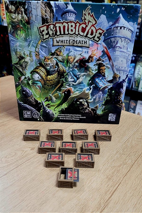 Zombicide White Death Kit 3D 10 Baús