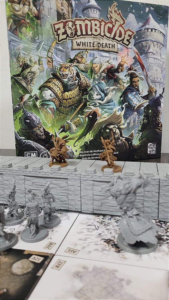Zombicide White Death Kit 3D Muralha
