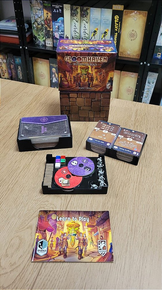 Gloomhaven: Botões & Bichinhos Insert 3D - PETG