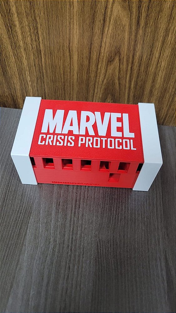 Marvel Crisis Protocol Token Box 3D com Imã