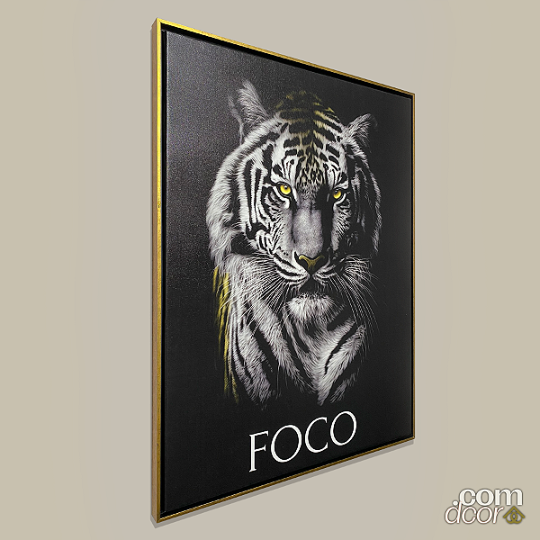 Quadro Foco c/ moldura flutuante