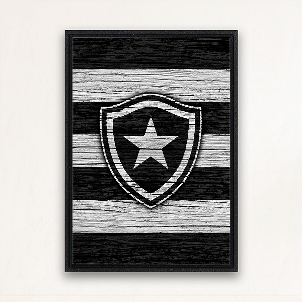 "Estrela Solitária"- Quadro em Canvas com moldura flutuante.
