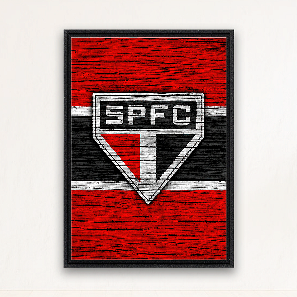 "Soberano Tricolor"- Quadro em Canvas com moldura flutuante.