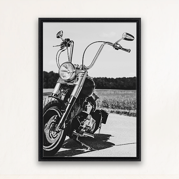 "Vento e liberdade"- Quadro em Canvas com moldura flutuante.