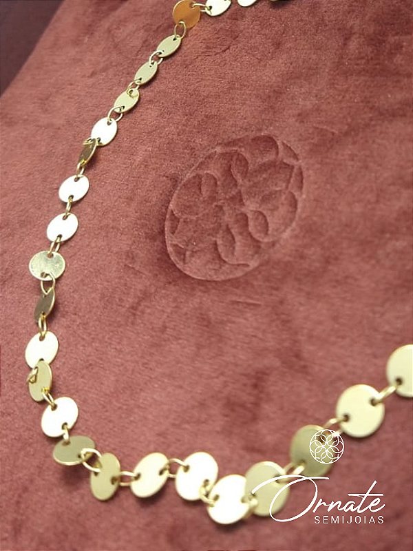Colar Choker Medalhinha