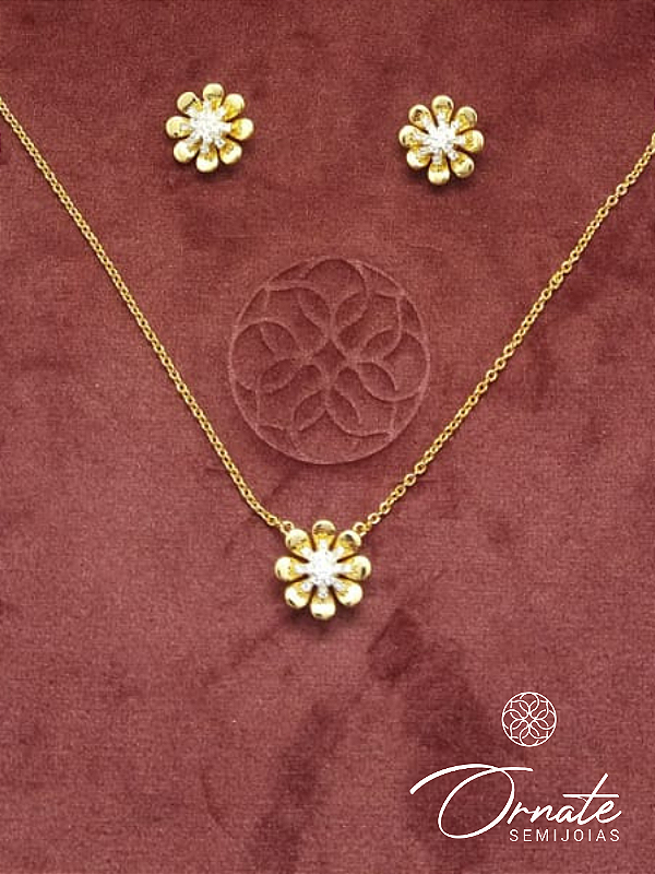 Conjunto Little Flower Shine