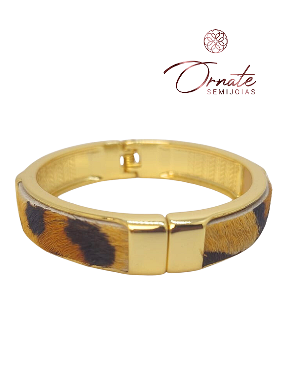 Bracelete Rígido Animal Print