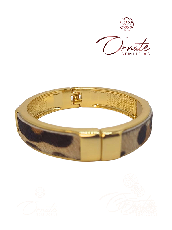 Bracelete Rígido Animal Print