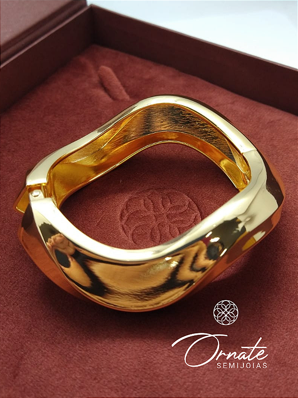 Bracelete Largo Ondulado