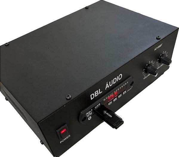 AMPLIFICADOR MARCA DBL ÁUDIO AD 430-BT - DIGITAL COM BLUETOOTH