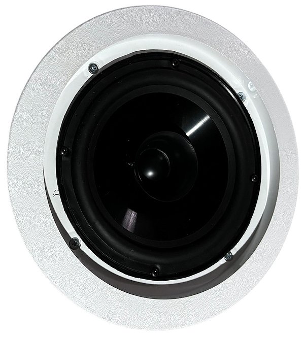 CAIXA DE SOM DE EMBUTIR EM FORRO - ARANDELA DE SOM 6 POLEGADAS FULL RANGE 30 WATTS