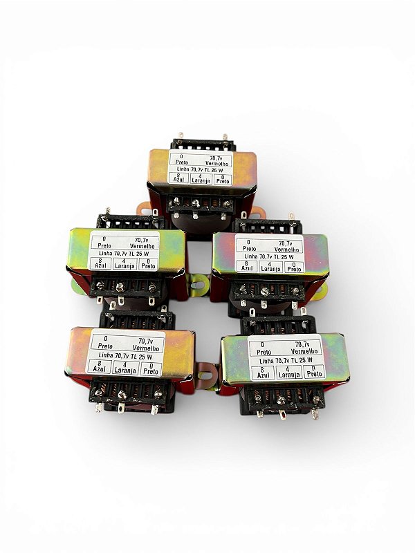 TRANSFORMADOR PARA SOM AMBIENTE LINHA DE 70,7v - 25 WATTS