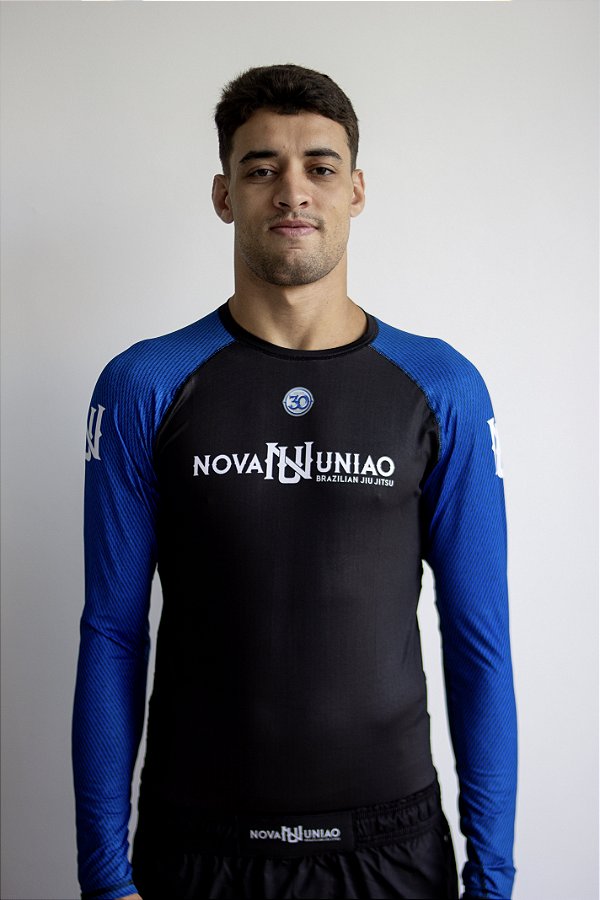 Rashguard NU collab Tauron . Manga Longa . Azul