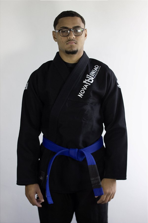 Kimono Neo Pro Adulto Bordado Preto- 30 years