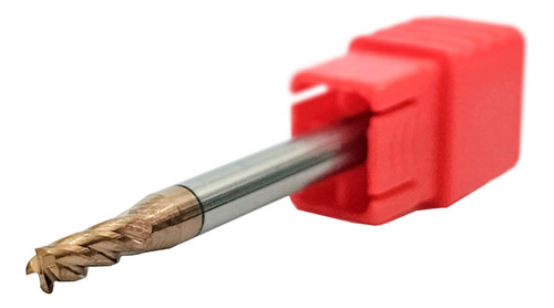 Fresa De Topo Reto 2,5mm 55 Hrc Fresa Metal Duro Md