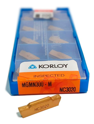 Pastilha Bedame Mgmn300m Nc3020 Torno Corte Canal Korloy