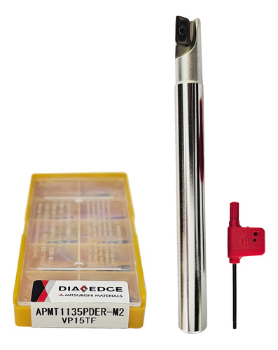 Fresa Cabeçote Intercambiável Ø12mm 1t + Caixa Apmt 1135