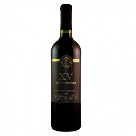 Vinho Tinto Suave Bordô 720ml - XV de Novembro