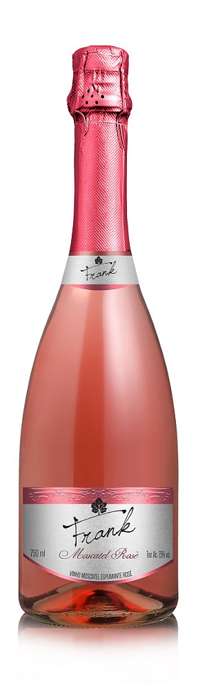 Espumante Moscatel Rosé Suave 660ml - Vinhos Frank