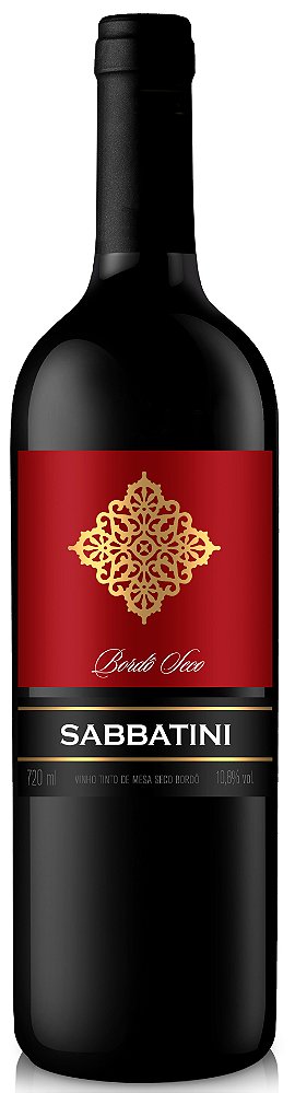 Vinho Tinto Seco Bordô 720ml - Vinhos Sabbatini