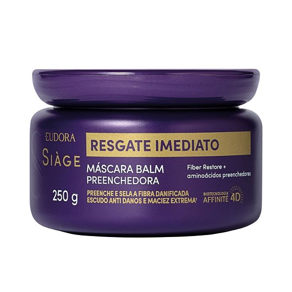 Máscara Balm Preenchedora Siage Eudora Resgate Imediato 250g