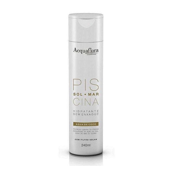 Acquaflora Hidratante Sem Enxágue Sol Mar Piscina 240g
