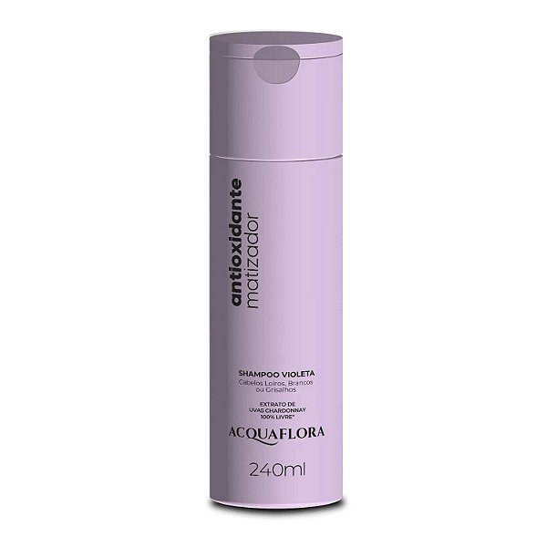 Shampoo Violeta Acquaflora Antioxidante Matizador 240ml