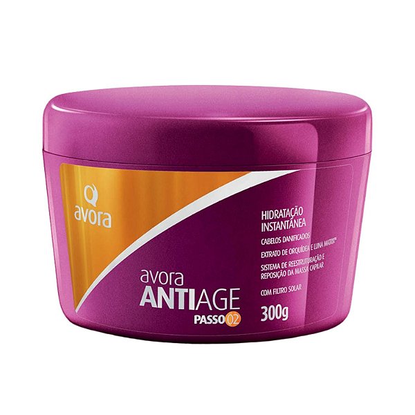 Máscara Hidratação Instantânea Avora Anti Age 300g