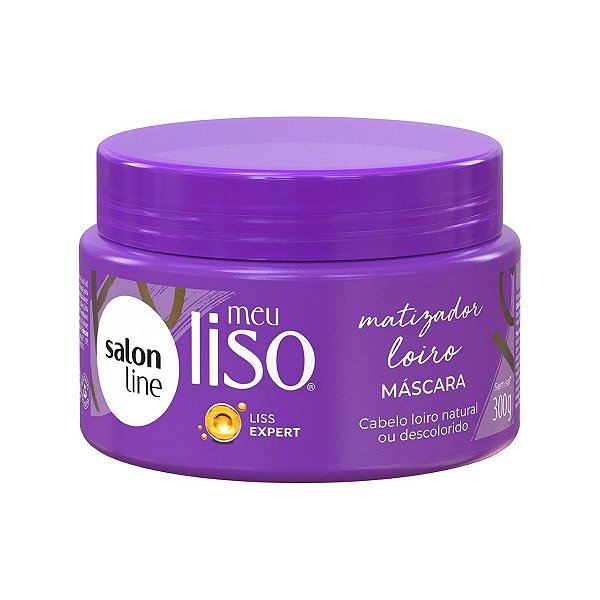 Máscara Matizadora Salon Line Meu Liso Matizador Loiro 300g