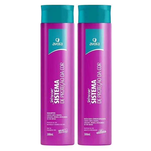 Shampoo + Condicionante Avora Sistema Proteção da Cor 300ml