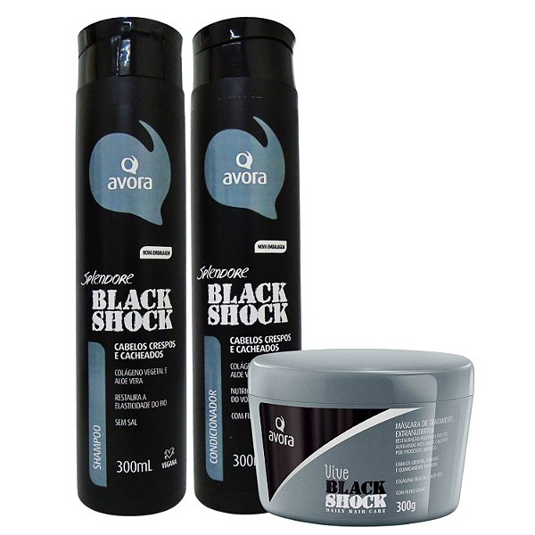 Kit Avora Splendore Black Shock Com 3