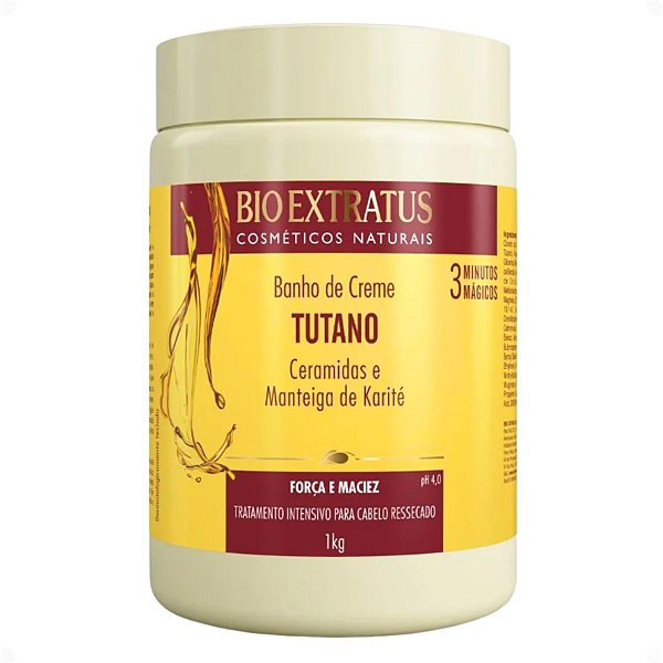 Banho De Creme Bio Extratus Tutano, Ceramidas e Manteiga De Karité Força e Maciez 1kg