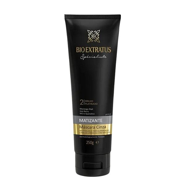 Máscara Cinza Bio Extratus Specialiste Matizante 250g
