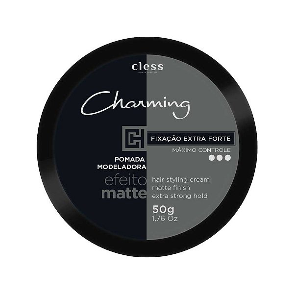 Pomada Modeladora Cless Charming Extra Forte Efeito Matte 50g