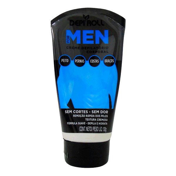 Depi-roll Men Creme Depilatório Corporal 130g