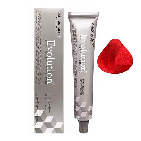 Coloração Creme Alfaparf Evolution Rb Reforçador de Vermelho 60ml