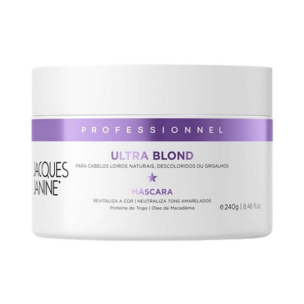 Máscara Jacques Janine Ultra Blond 240g