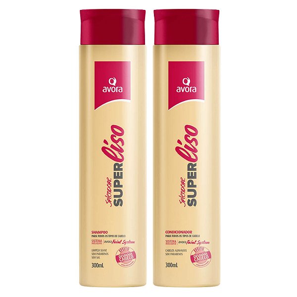 Shampoo + Condicionador Avora Splendore SuperLiso 300ml