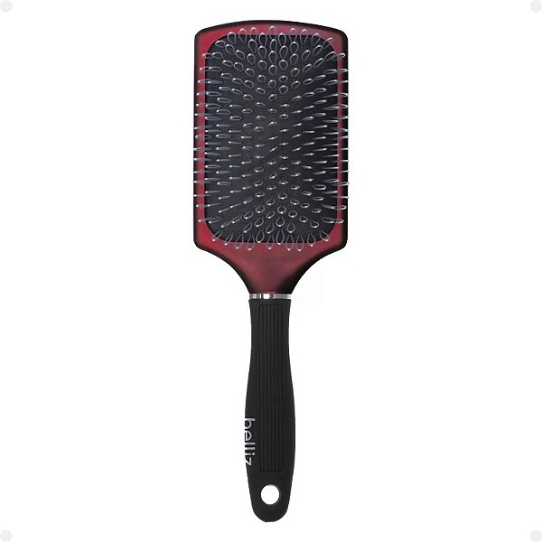 Escova para Mega Hair Belliz Vermelha Cód. 761