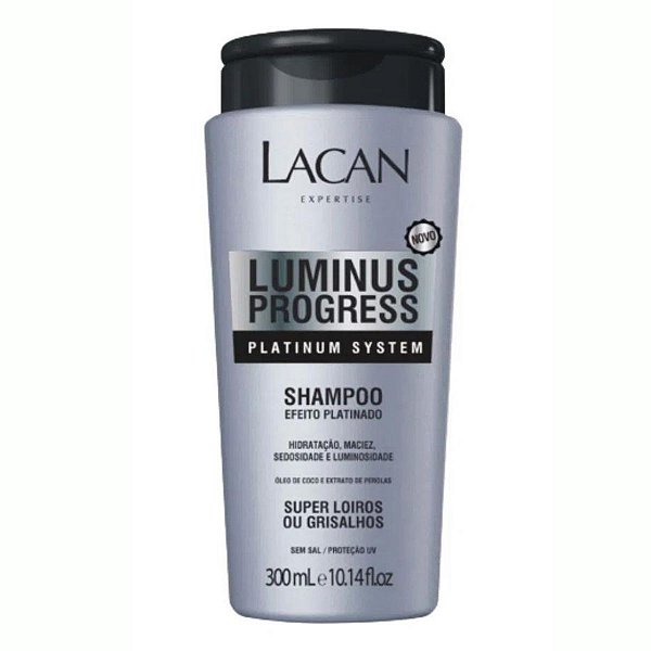Shampoo Efeito Platinado Lacan Luminus Progress 300ml
