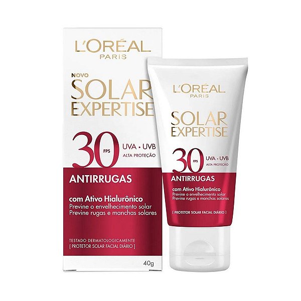 Protetor Facial Loreal Solar Expertise Fps 30 Antirrugas 40g