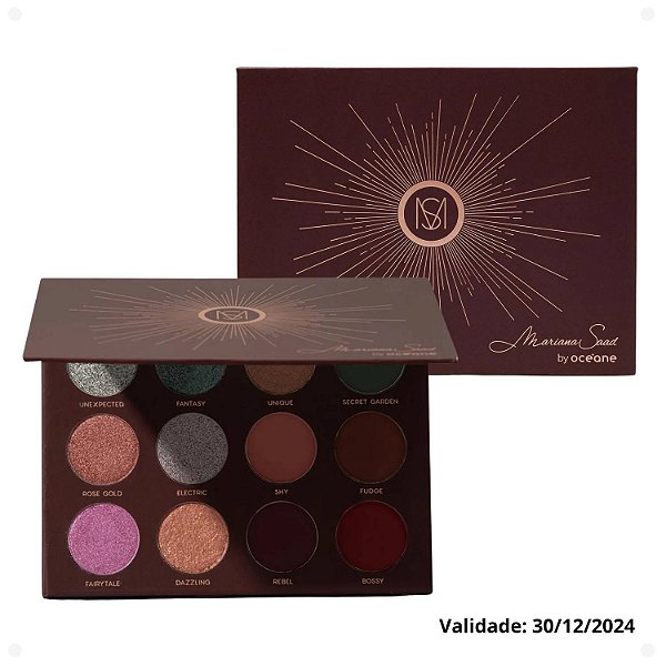 Oceane Mariana Saad 12shades Paleta de Sombras Val.30/12/2024