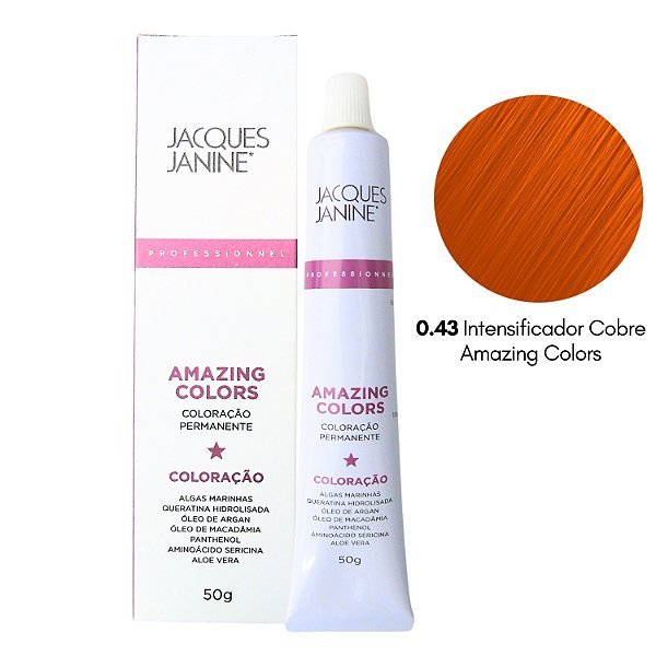 Coloração Jacques Janine 0.43 Intensificador Cobre 50g