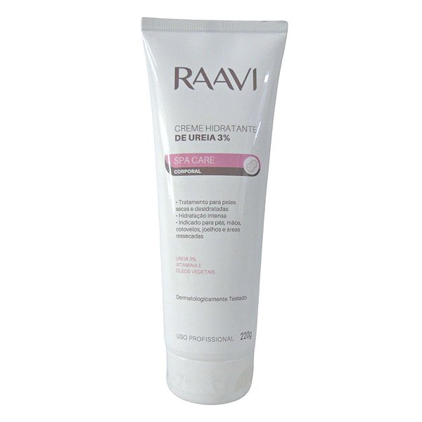 Creme Hidratante Ureia 3% Raavi Spa Care 220g