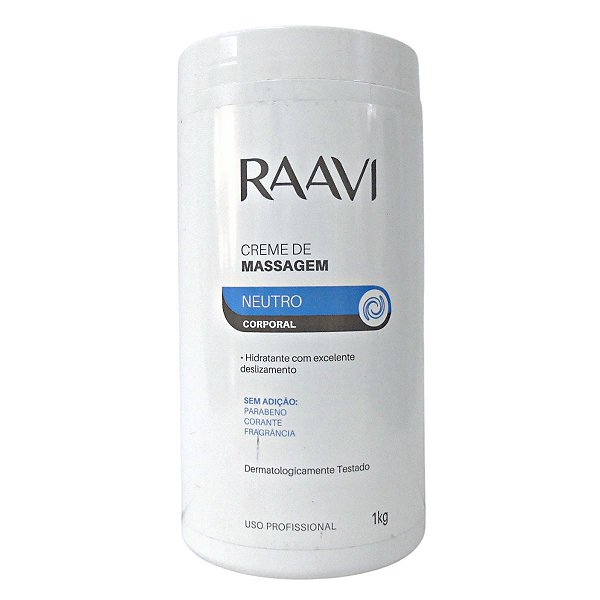 Creme de Massagem Raavi Neutro 1kg